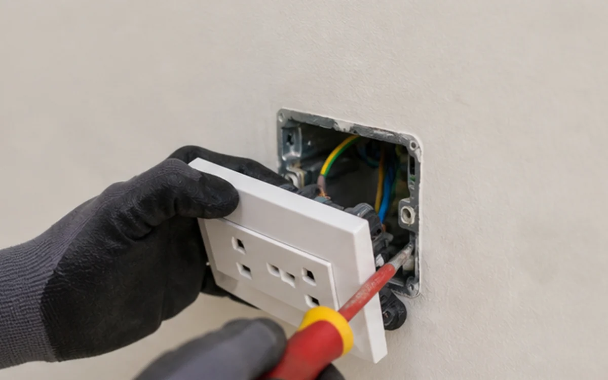 Plug Point Replacement example for Electrical