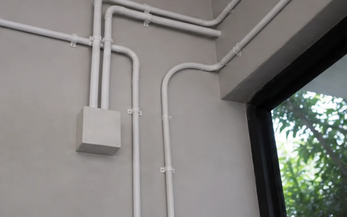 Surface Conduit Wiring example for Electrical