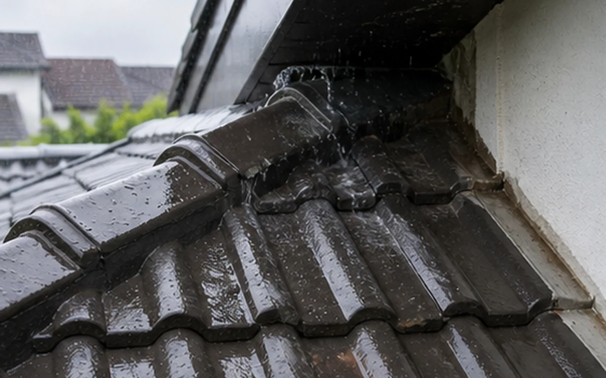 Roof Leak Inspection example for Roof Leaking / Waterproofing