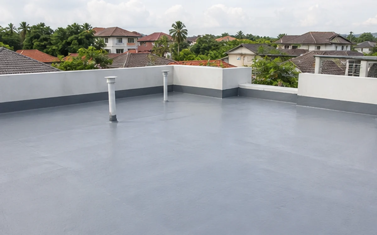 Completed Waterproofing Finish example for Roof Leaking / Waterproofing