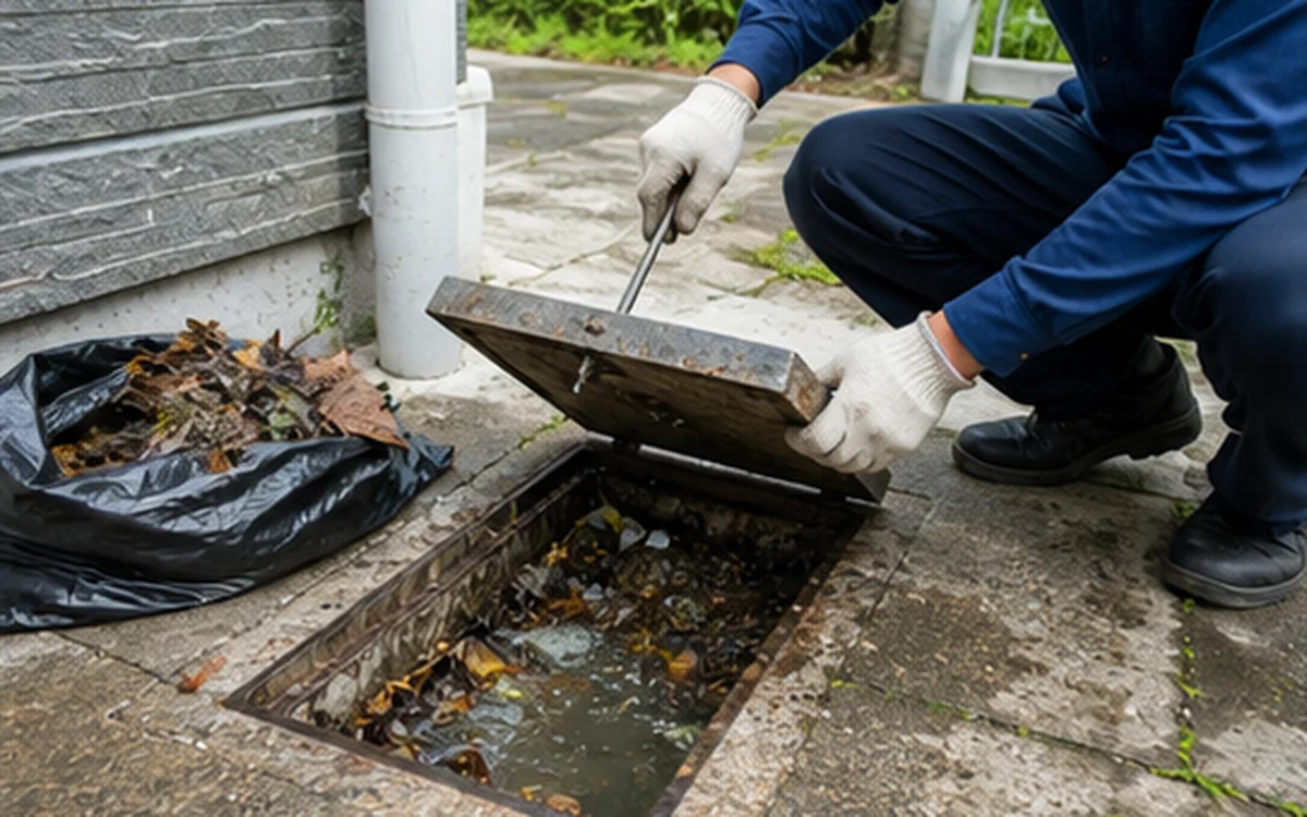 Outdoor Drain Inspection example for Sewerage / Drainage