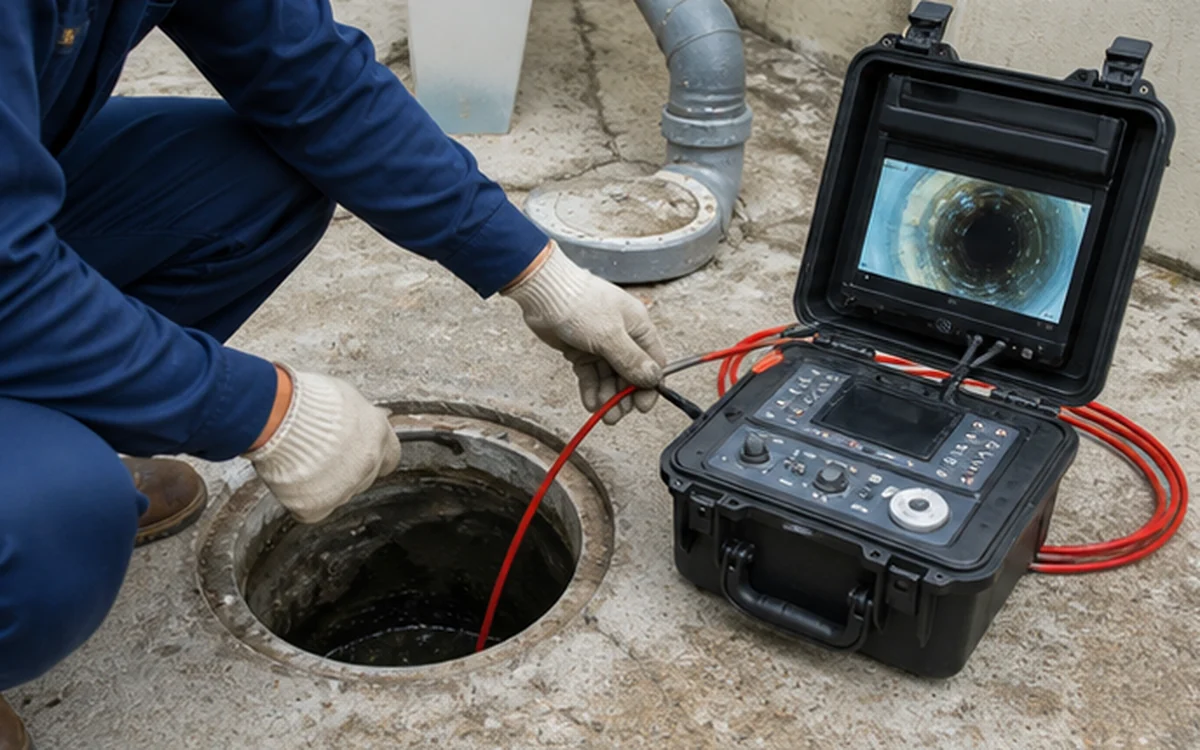 CCTV Drain Inspection example for Sewerage / Drainage